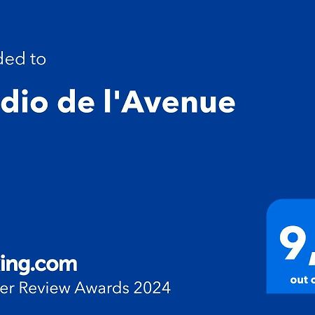 Studio De L'Avenue 스파 외부 사진